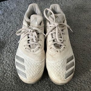 Women’s adidas softball cleats, size 8 1/2 US.